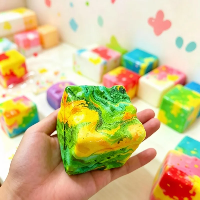 Stress Relief Water Cube - Sensory Squeeze Block