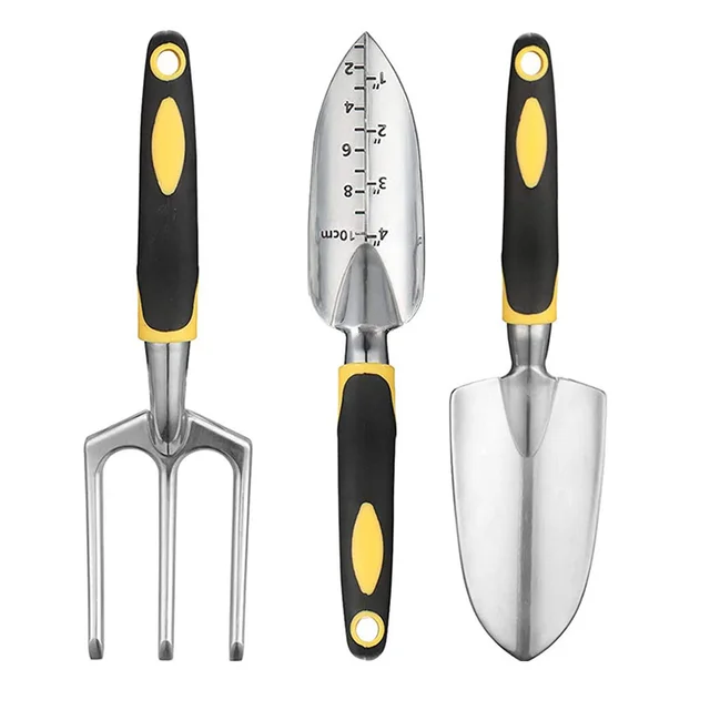 5 Db Tartós Kerti Kézi Szerszám Trowel Transplanter Rake Puner Kesztyű A Gyomnövény Ültetési Metszéshez Kültéri Otthoni Szerszámok - Image 5