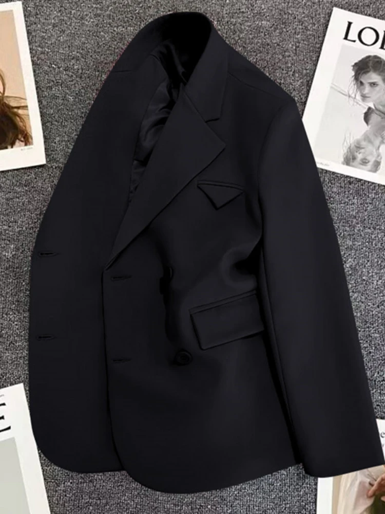 2024  Women Suit Fashionable  Elegant Korean Edition Leisure Office Commuting Single Row 2-Button Long Sleeved Women's Suit Coat