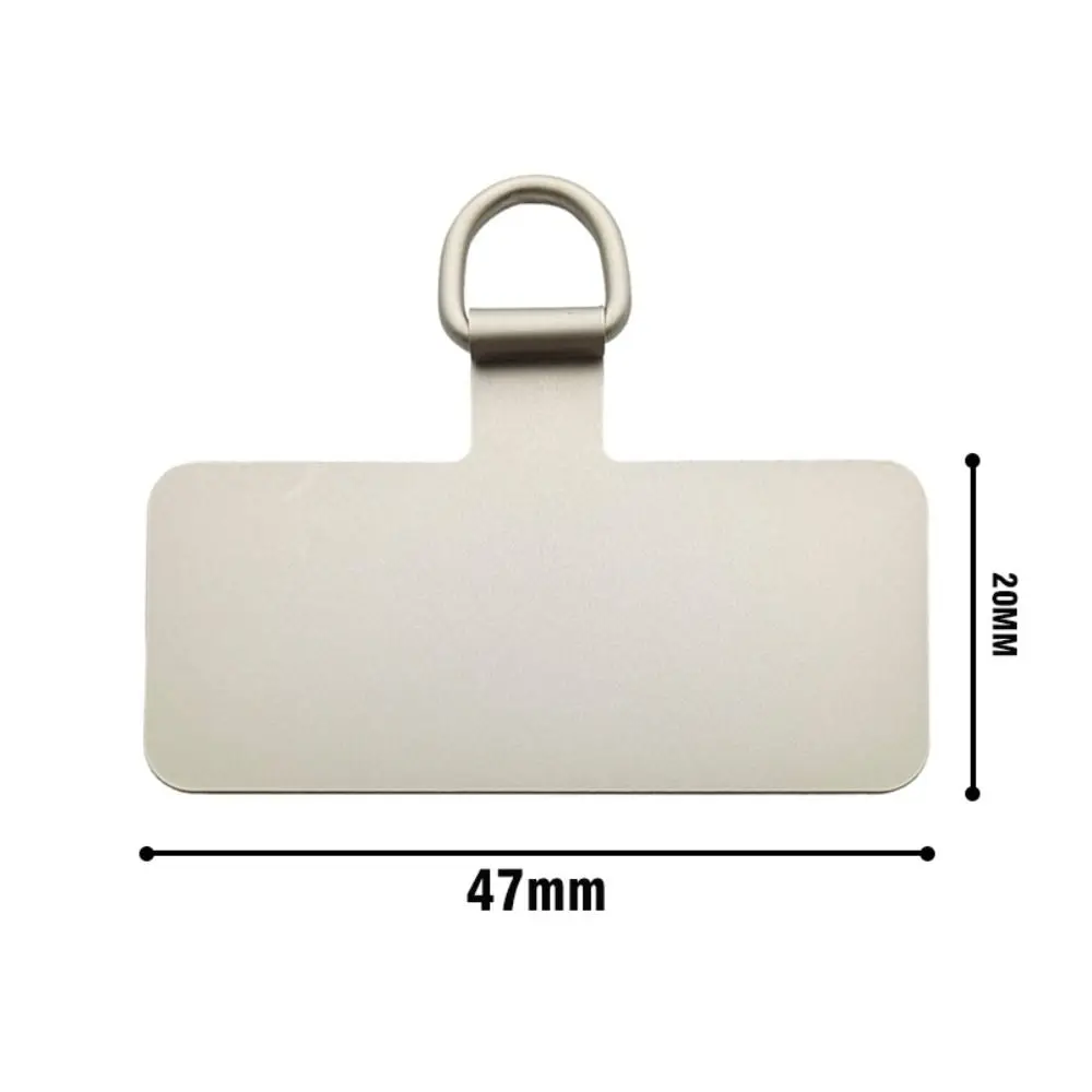 Universal Metal Phone Lanyard Card Holder with Tether Tab