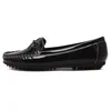 Newest Bowtie PU Women Flats Loafers Driving Peas Casual Shoes 3