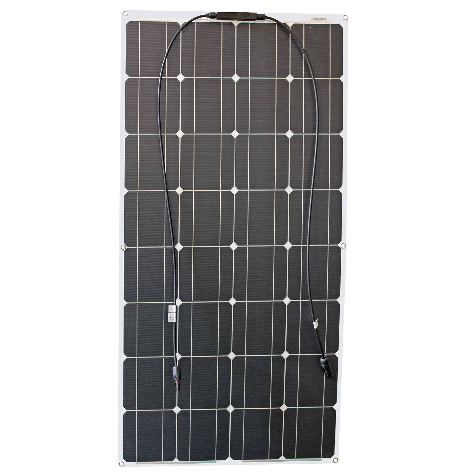  Conjunto de paneles solares flexibles, panel solar flexible de  silicio monocristalino de 100 W con controlador de 40 A para yate para RV :  Patio, Césped y Jardín