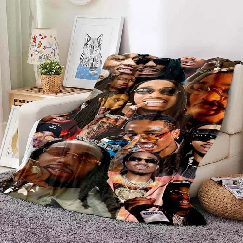Hip Hop Rapper Blanket Rod Wave Blanket Soft Throw Couch Sofa Bed
