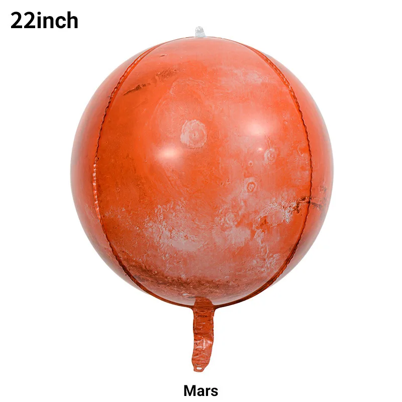 10 Stück 4D Planetenballons Cosmic Planet Heliumballon Mars Erde Quecksilber Venus Jupiter Globos Kindergeburtstag Partydekorationen – Detail 11