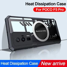  Capa for POCO F5 Pro Case Transparent HD Clear Heat Dissipation Full Protection Back Cover for Redmi K60 Pro Cases Fundas 