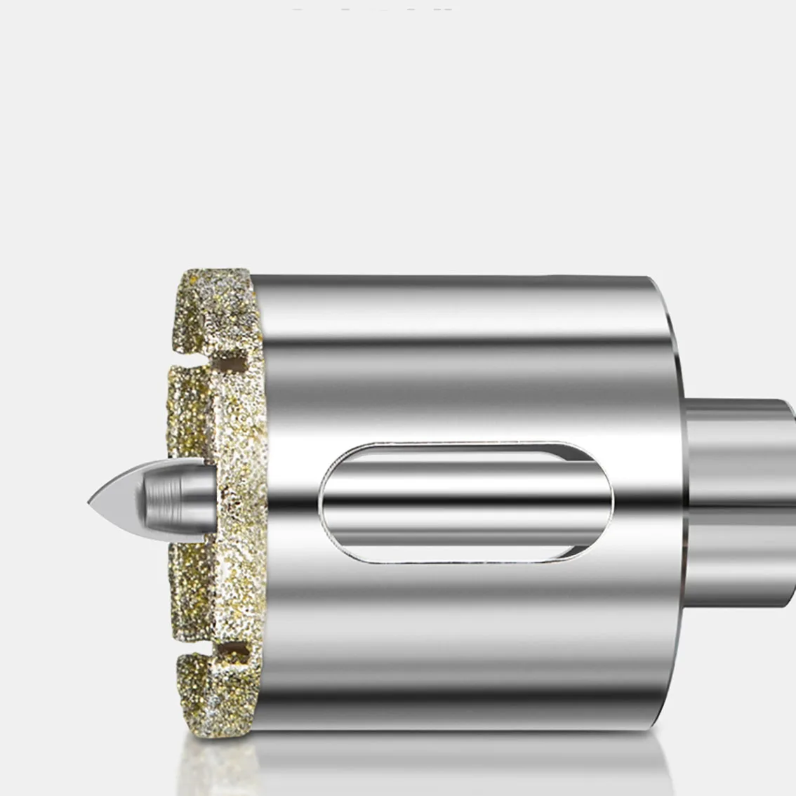 16mm-120mm Marmor öffner Diamant beschichtete Lochs äge mit Positions bohrer für Marmor Granit Ziegel fliesen Keramik Bohren DIY Werkzeug – Detail 6