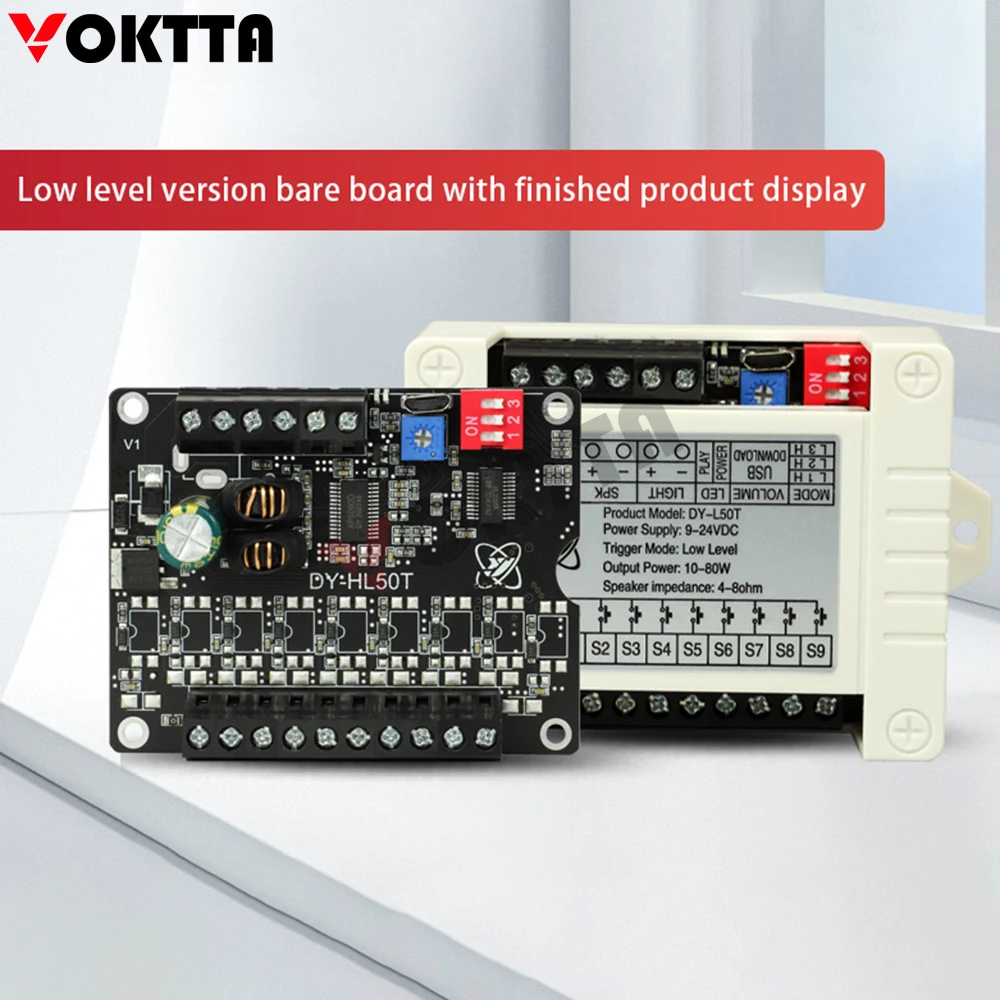 

Voice Playback Module Music Player Voice Prompts Voice Broadcast Device MP3 Trigger Amplifier for Arduino DIY Father's Day Gift