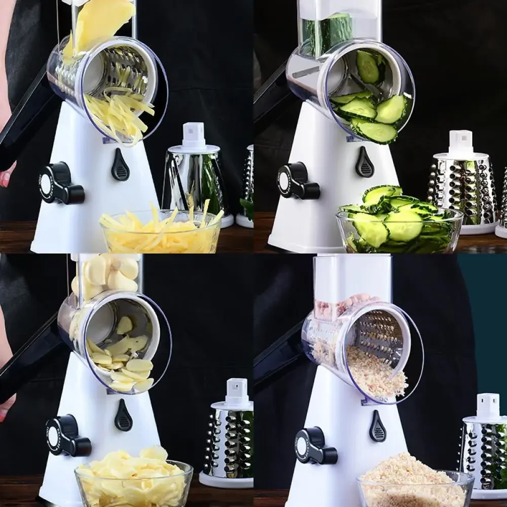 Food Slicer Multifunctional Grater Household Kitchen Potato Slicer Manual Roller Vegetable Cutter Shredder Chopper Versatile Cooking Tool food slicer vegetable shredder