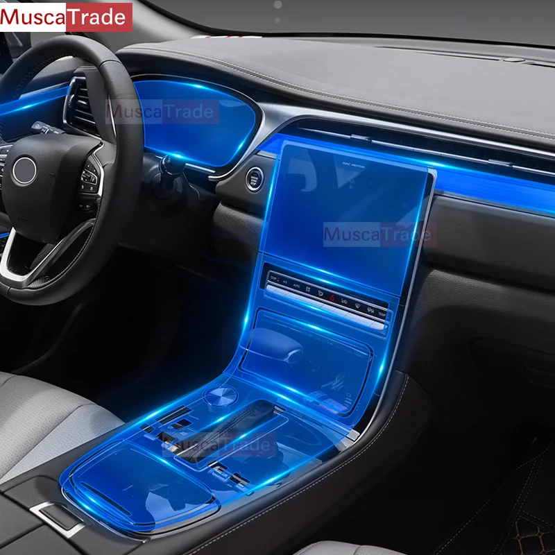 

For GAC MOTOR TRUMPCHI GS5 2019 Car Interior Center Console Transparent TPU Protective Film Anti-scratch Repair FilmAccessories