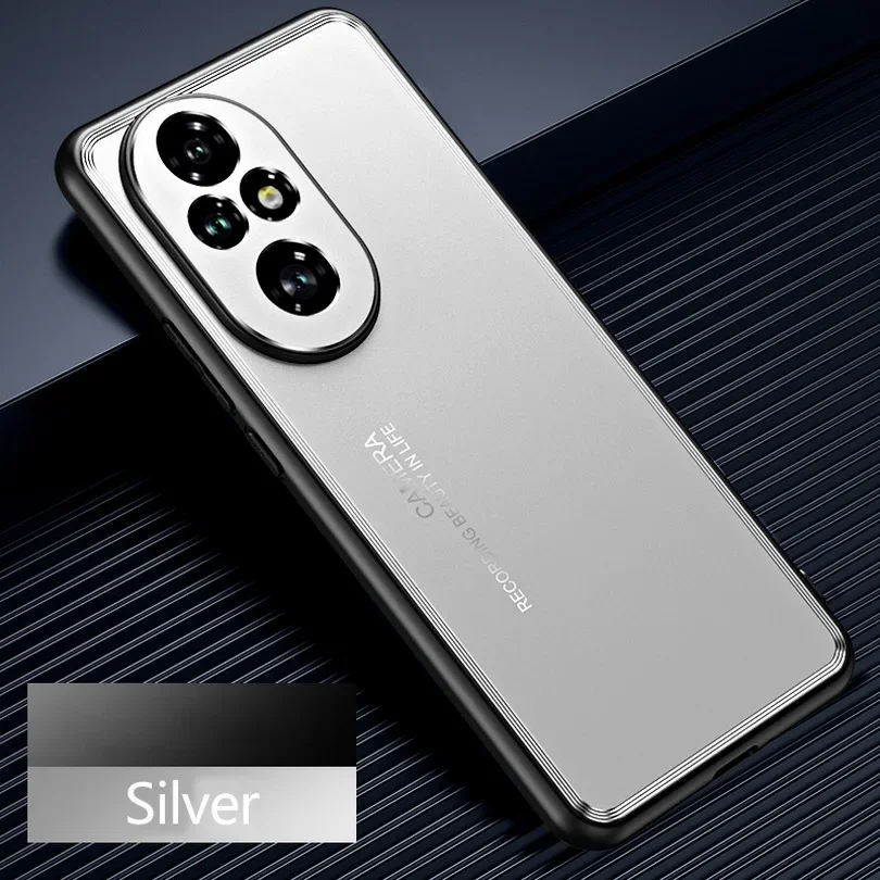 Sleek Sandblasted Aluminum Alloy Back Plate with Metal Camera Protect Cover