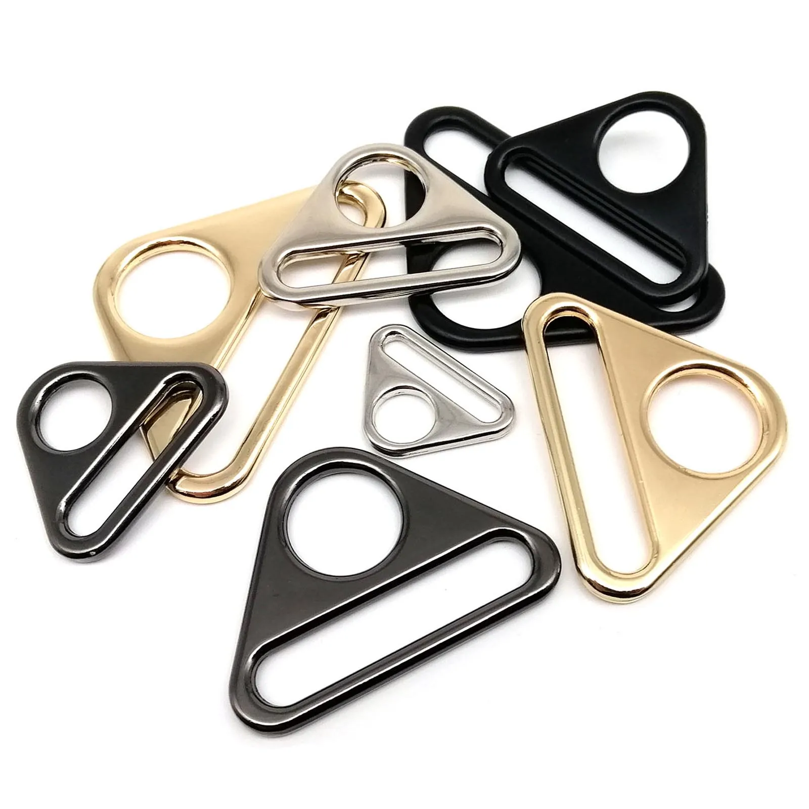 5pc Metall Verdickt 20/25/32/38/50mm Dreieck O Dee Ring schnalle Schleife Leder Handwerk Handtasche Tasche Geldbörse Riemen Gürtel Hundehalsband Kette – Detail 17