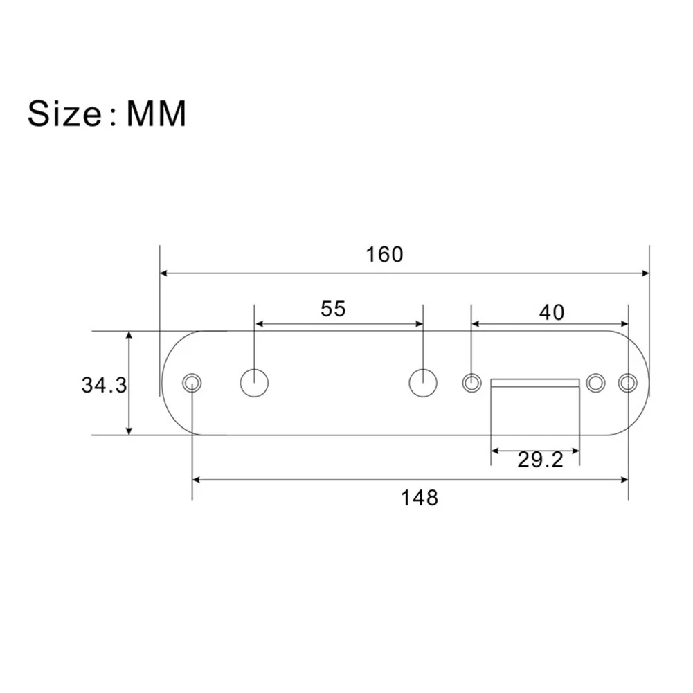 

Upgrade Your Guitar's Appearance with this Chrome, Black, Gold Control Plate for Telecaster style Guitars, Sleek Design