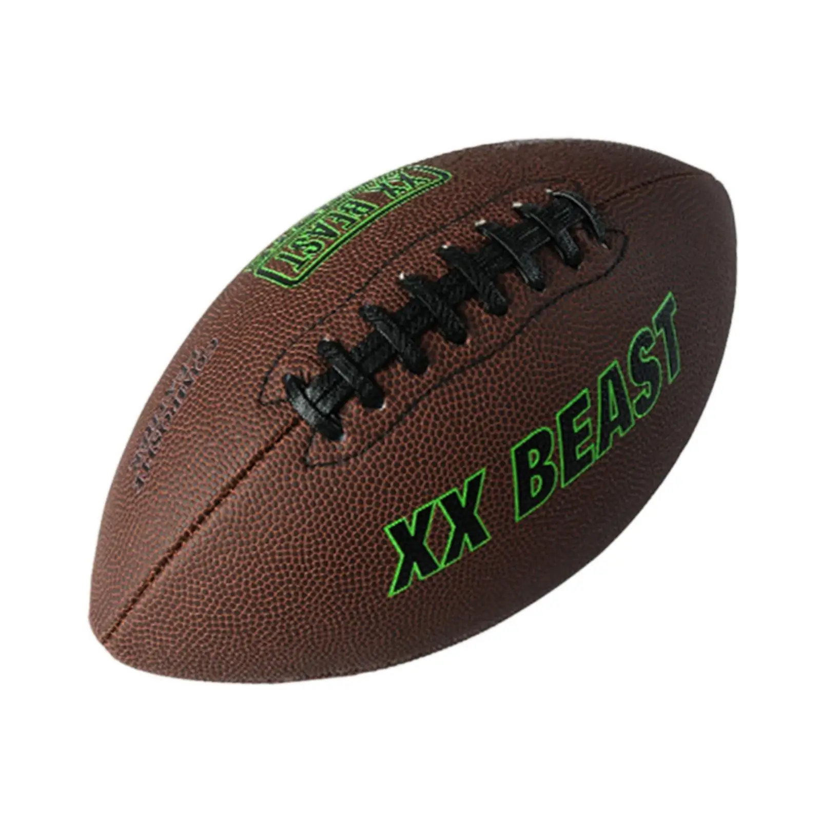 Ballon de Rugby Antidérapant Jeu Récréatif Équipement de Cadeau Entraînement Intérieur Extérieur Résistant à l'Usure pour Match Équipe Fête Gym Noël
