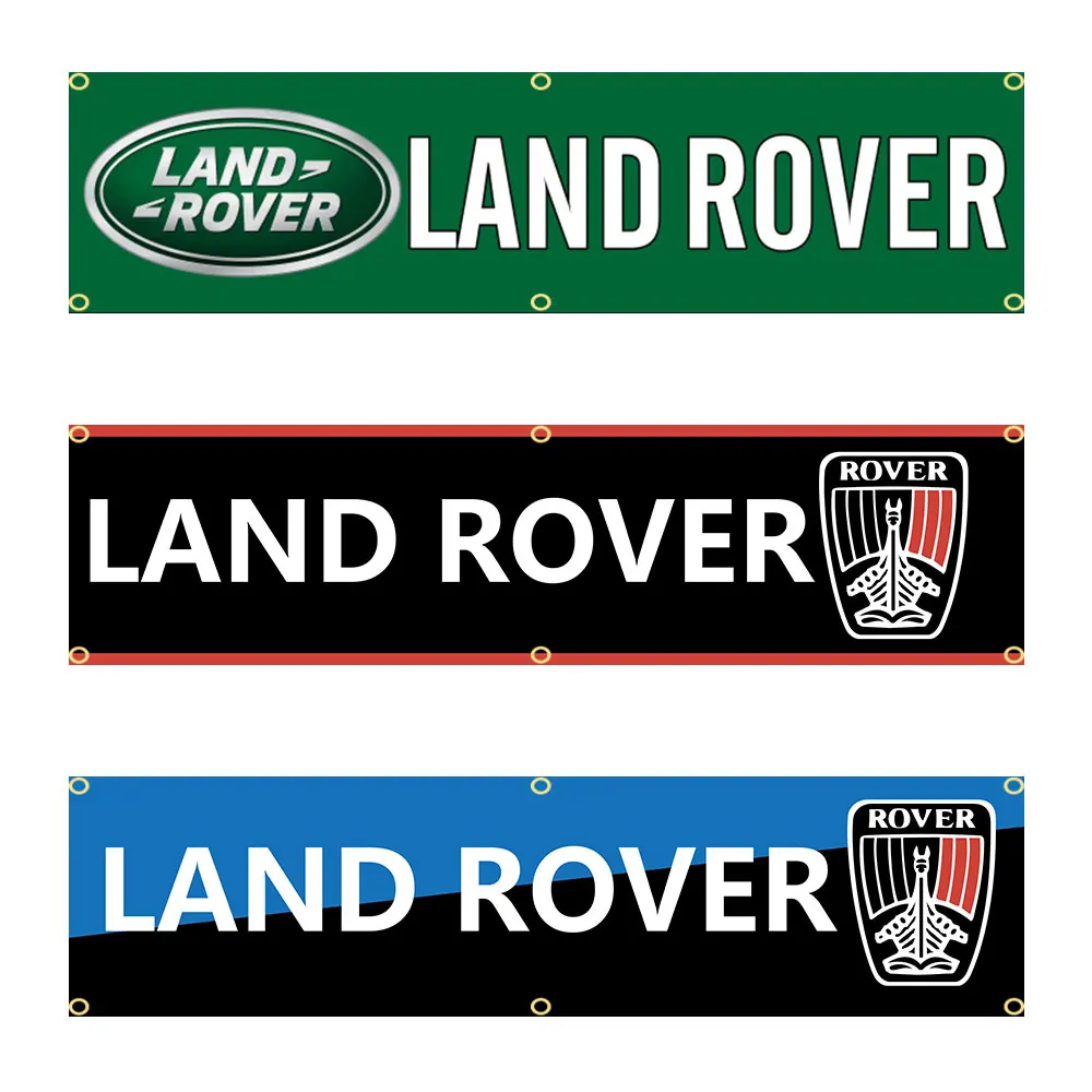 

60x240cm LAND ROVERS CAR BANNER Tapestry Polyester Printed Flag Garage or Outdoor For Decoration