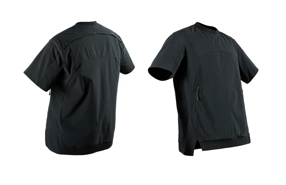 Reindee Lusion 25ss 3d structure quick drying t-shirt UPF50+ anti pilling combined materials techwear gorpcore