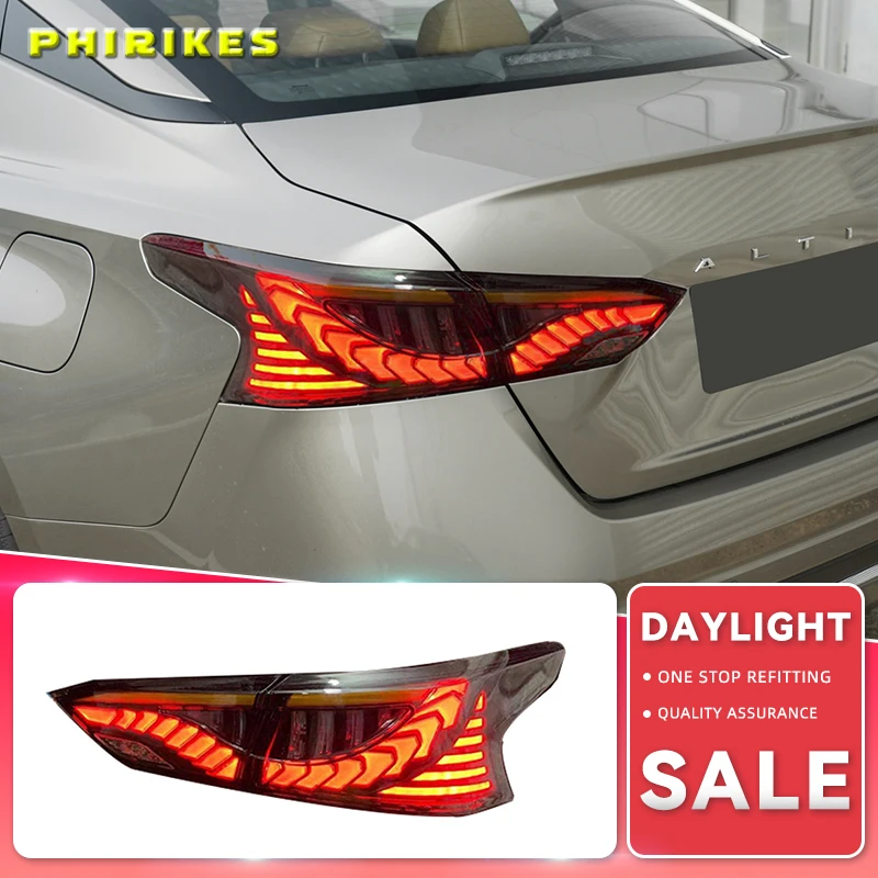 

Car LED Taillight Tail Lights For Nissan Altima Teana 2019 - 2021 Rear Lamp DRL + Turn Signal + Reverse + Brake LED Lights