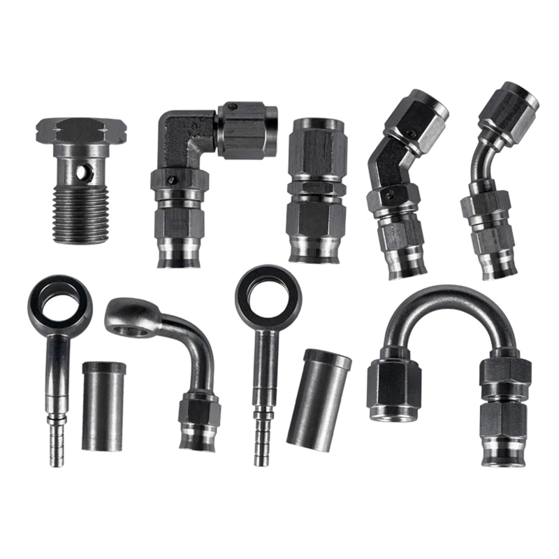 

Auto Motorcycle Brake Hose Swivel Oil Line Fitting Adaptor Universal
