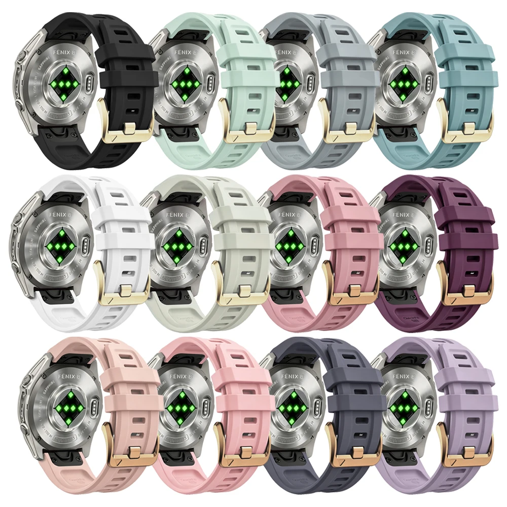Sport Silicone QuickFit 20mm Watch Band Strap