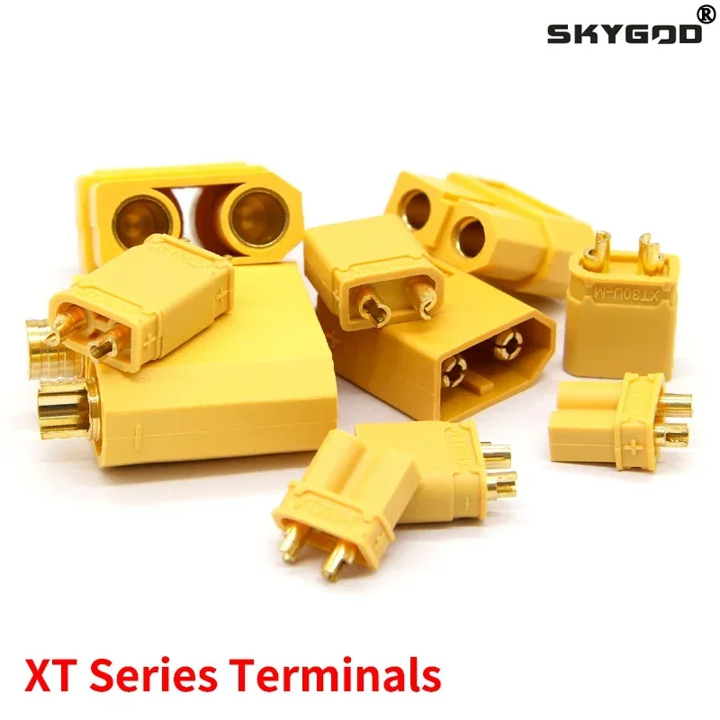 

XT Series XT30 XT60 XT90 Connector Plug Bullet Welding Terminal Suit for RC Lithium Polymer Battery Model Aircraft Accessories