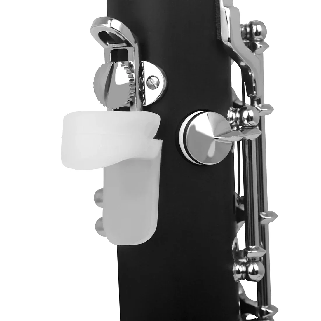 Description Picture 2 of itemClarinet Finger Protector Holder Resilient Thumb Rest Clarinet Thumb Rest Finger Saver Cushion Pad Woodwind Instrument Parts