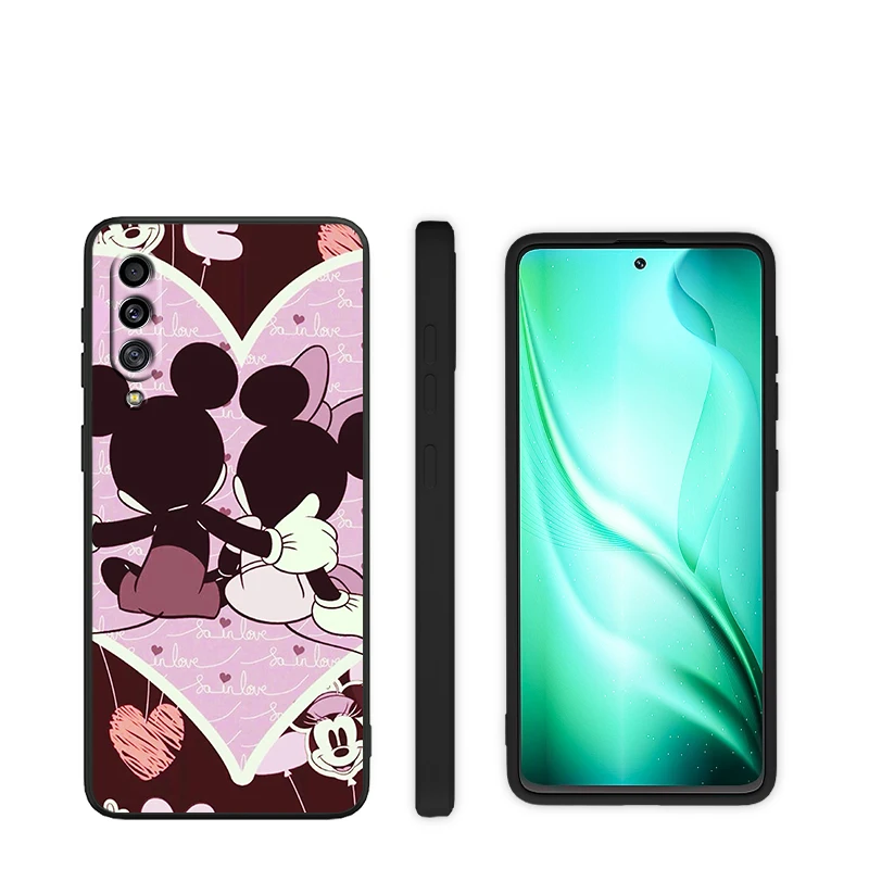 silicone cover with s pen Chuột Mickey Dành Cho Samsung Galaxy Samsung Galaxy A90 A80 A70 S A60 A50S A30 S A40 S A2 A20E A20 S A10S a10 E Đen Ốp Lưng Điện Thoại silicone case for samsung Cases For Samsung