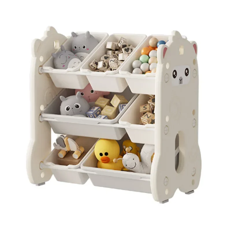 Kids Cabinet Organizer Toys Kid Storage Bookcase Multi-Purpose Shelf Organizador De Juguetes Children's Storage Furniture