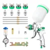 1.4/1.7/2.0/2.5mm HVLP Professional  Spray Gun Nozzle Gravity Airbrush For Car Painting Home Portable Pneumatic Tools 1