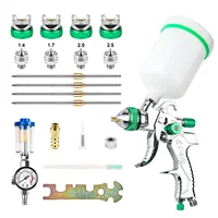 1.4/1.7/2.0/2.5mm HVLP Professional  Spray Gun Nozzle Gravity Airbrush For Car Painting Home Portable Pneumatic Tools 1