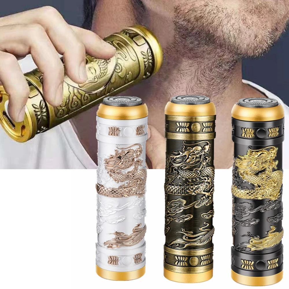 

Portable Electric Shaver Washable USB Charging Car Travel Rotary Razor Electric Shaver Cutter Beard Hair Trimmer