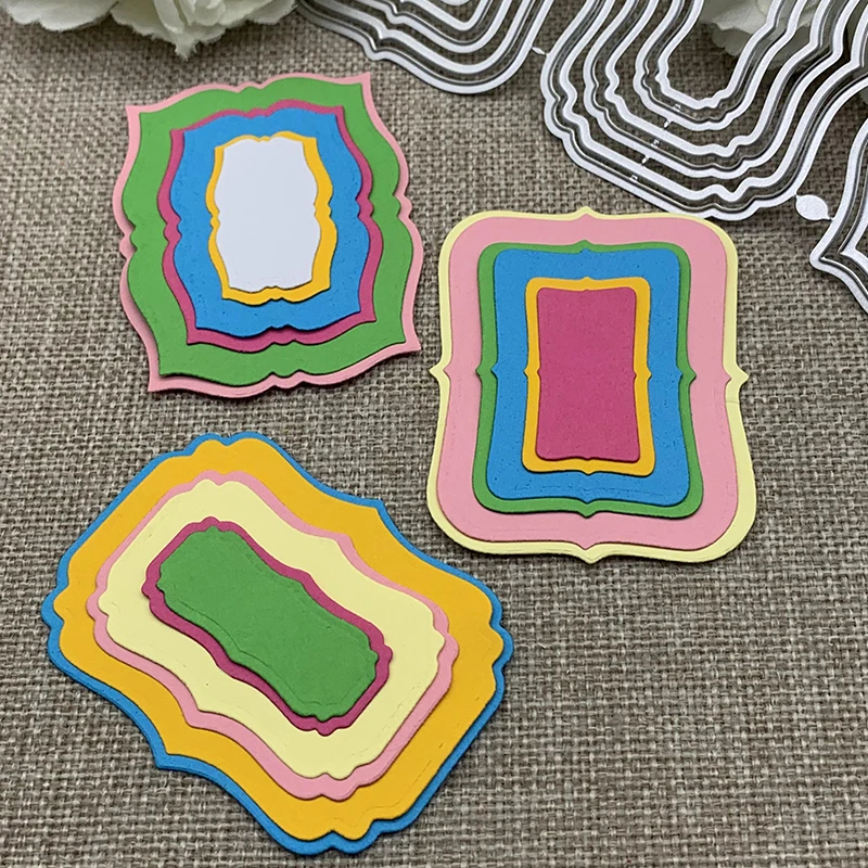 

New Various shapes frame Metal Cutting Dies Stencils For DIY Scrapbooking Decorative Handcraft Die Cutting Template Mold