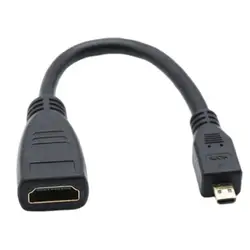 High - Speed 4K 60Hz Micro HDMI to HDMI Adapter Cable for Enhanced Connectivity (A)