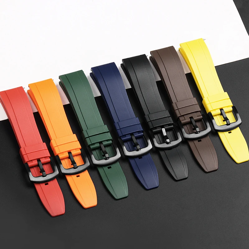 Quality Designer Silicone 20 mm Wristwatch Band HA9083CHB-5_K0022613 main image 1