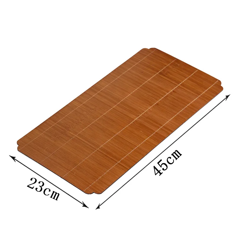 Tea Cup Mat Lacquer Bamboo Weaving Auspicious Cloud Tea Mat Hand-woven Table Flag Zen Tea Making Waterproof Mat Ceremony Accessories