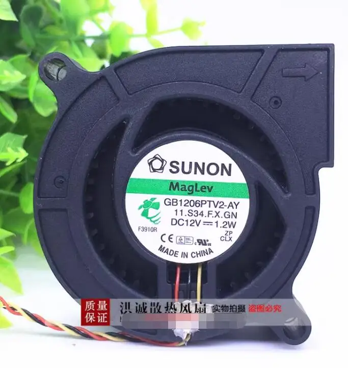 SUNON GB1206PTV2-AY DC 12V 1,2 W 60x60x25mm 3-проводной Вентилятор охлаждения сервера