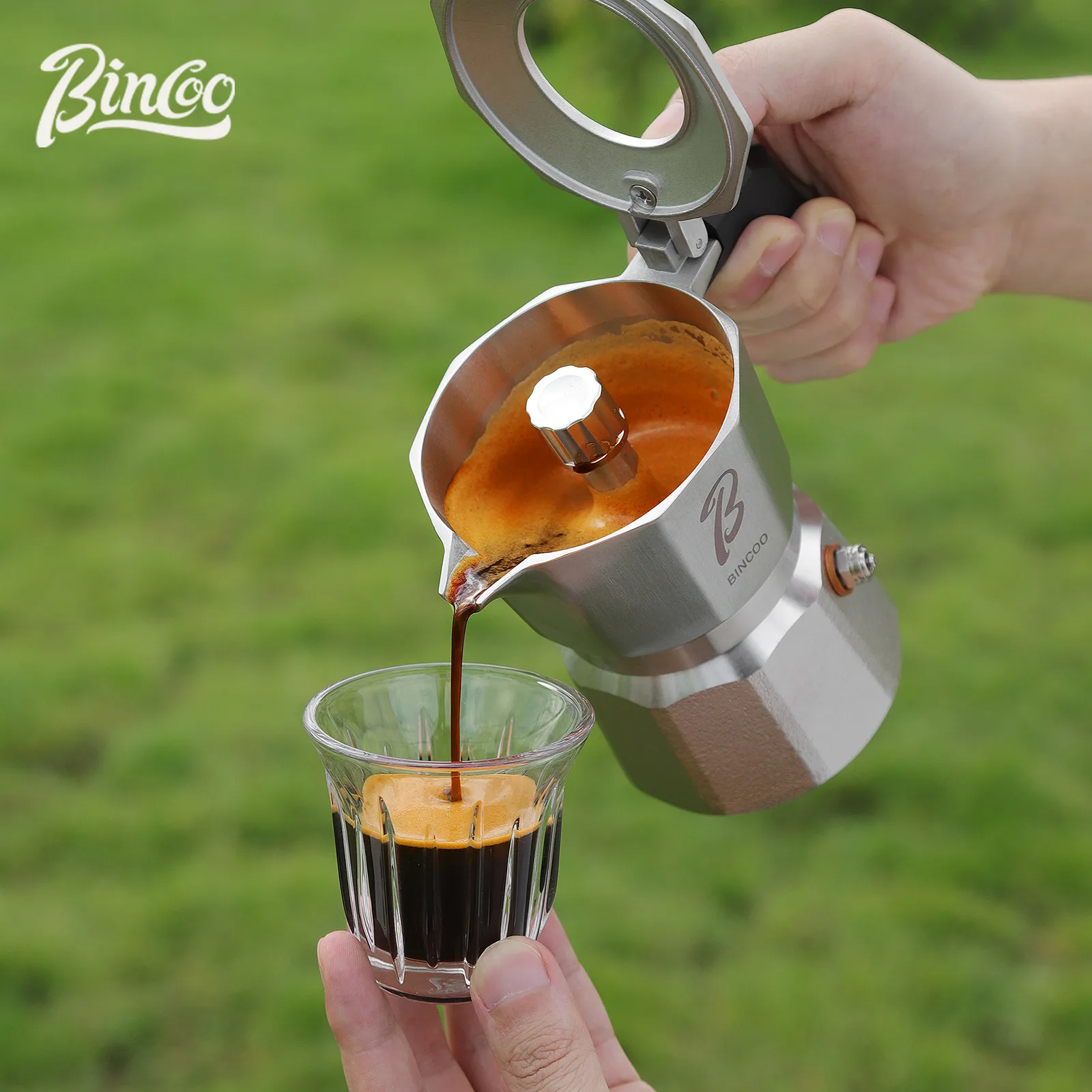 Bincoo Three Valve Mocha Pot Upgrade Concentrated Latte