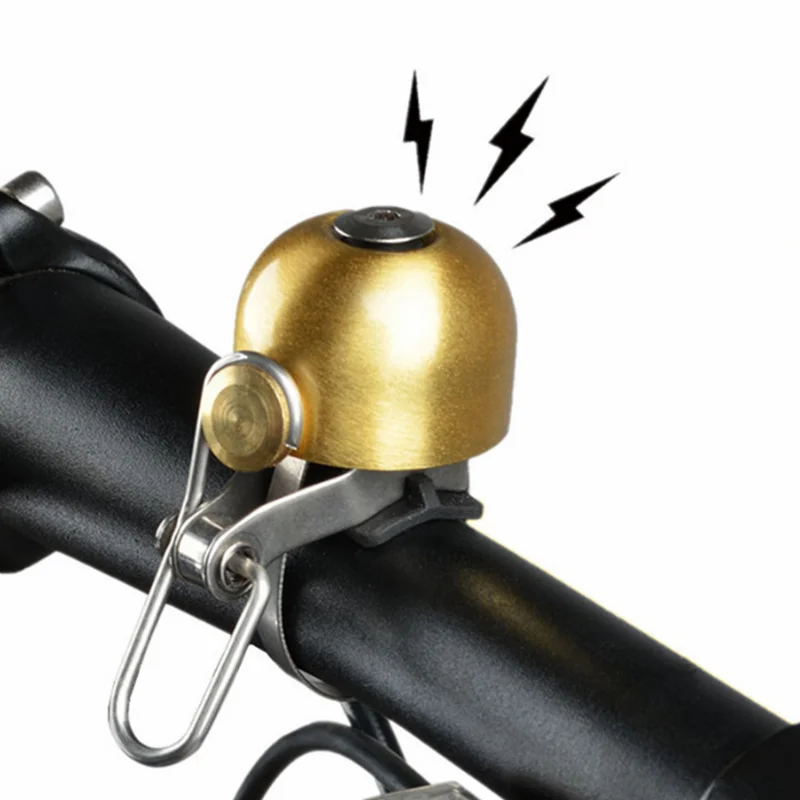 MTB Bicycle Bell Handlebar Ring Horn Retro Classical Steel Copper Clear Loud Sound Safety Cycling Warning Alarm
