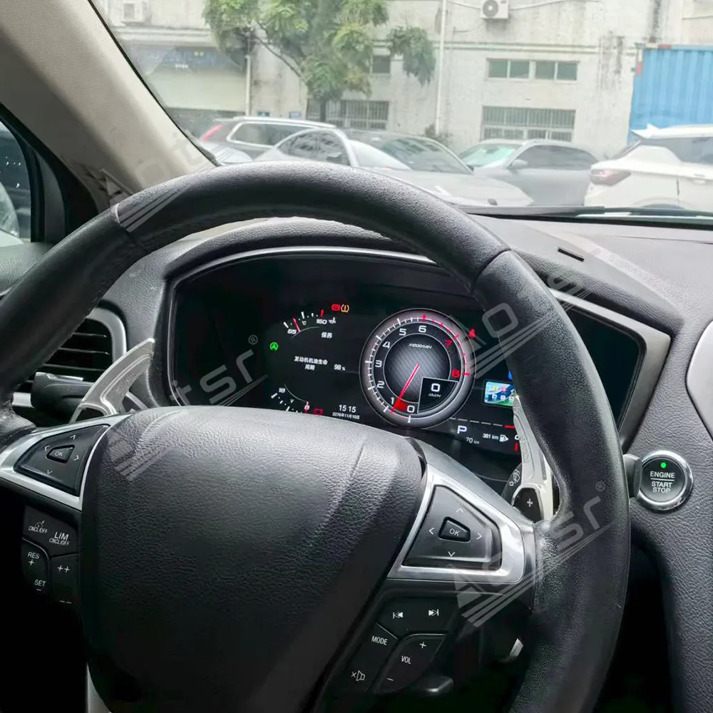 Panel de Instrumentos Digital LCD, Cabina Virtual para Ford Mondeo Fusion MK5 2013-2021, Velocímetro, Tablero Inteligente con Navegación 1