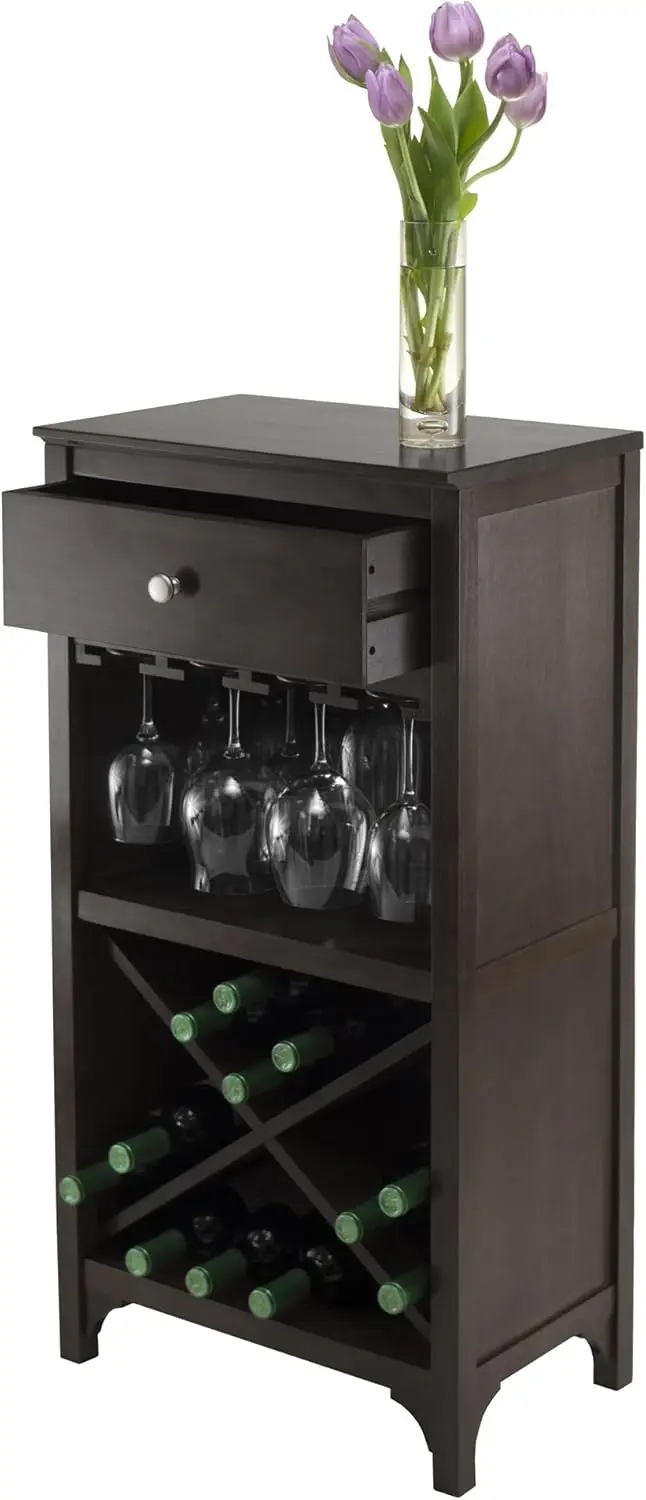 Ancona Wine Storage, Dark Espresso