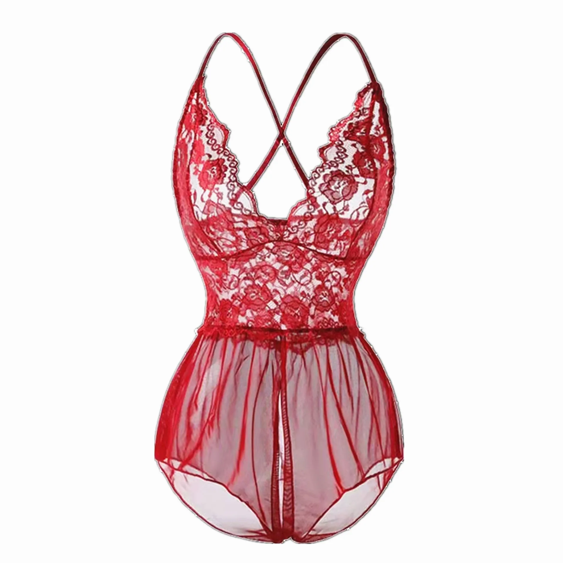Women Underwear Sexy Lingerie Sexy Erotic Lingerie Bodysuit Maid Cosplay Costumes for Women Babydoll Black Cat Role Play Underwear Set