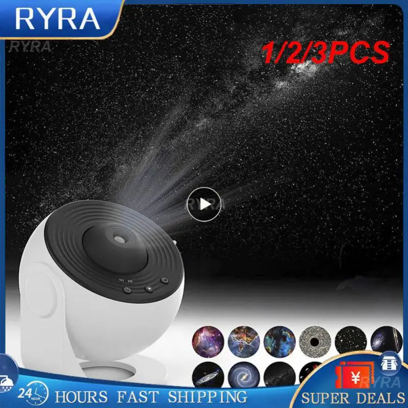 

1/2/3PCS Night Light Galaxy Projector Starry Sky Projector 360° Rotate Planetarium Lamp For Kids Bedroom Valentines Gift