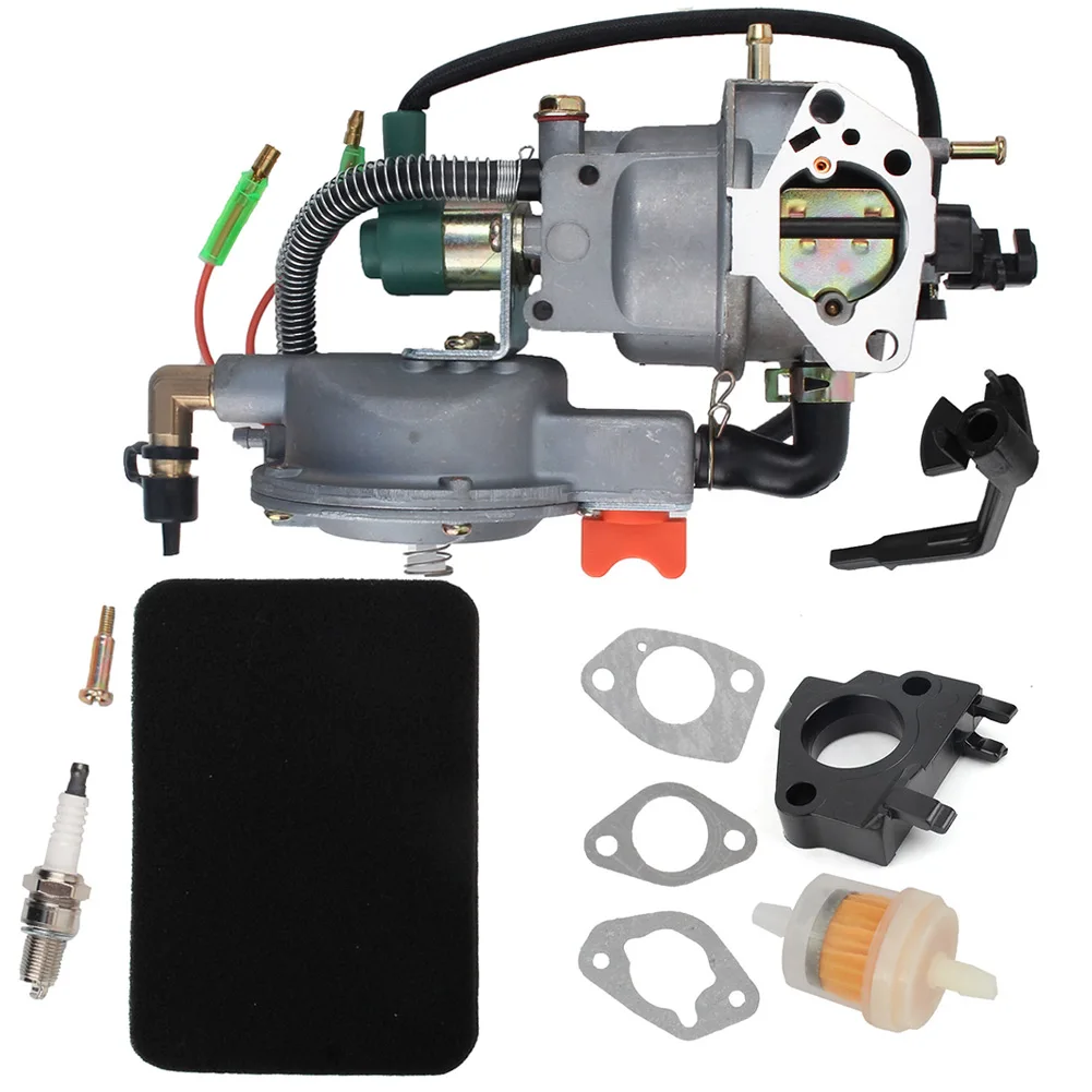 

Dual Fuel LPG Conversion Air Filter Gasket Kit Auto Carburetor For Gx420 Motor 15HP Engine Part Replacement Garden Repair Tool