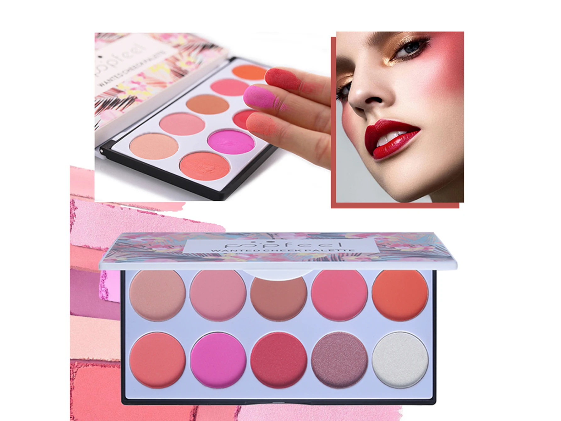 Complete Face Makeup Set - Multi-Functional Foundation  Eyeshadow Kit