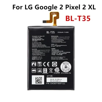 Original BL-T35 3520mAh Replacement Battery For LG Google2 Google 2 Pixel 2 XL Pixel2 BL T35 BLT35 Mobile phone Batteries