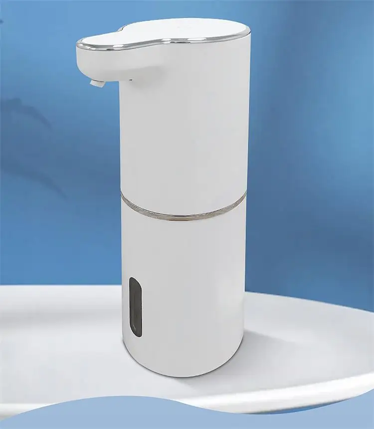 1 szt. Biały automatyczny dozownik mydła w piance o pojemności 300 ml Inteligentne urządzenie do wytwarzania piany na podczerwień Dozownik mydła w płynie z pompką do dezynfekcji rąk