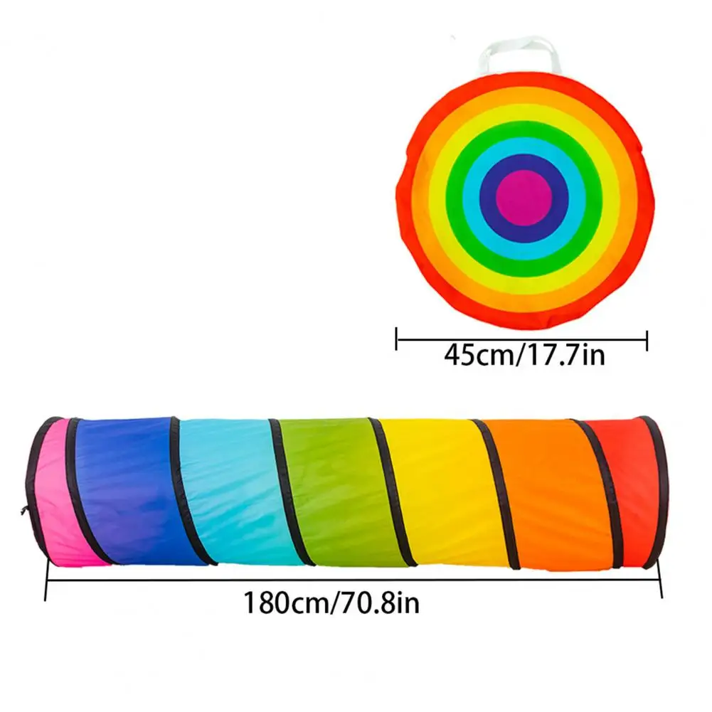 Kids Play Tunnel Pet Tunnel Toy for Babies Toddlers Pets Indoor Outdoor Crawling Toy Colorful Play for Kids Collapsible