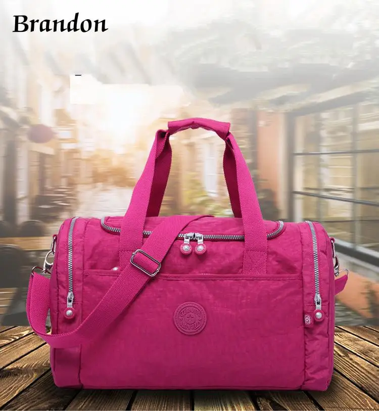 

Men and Women's Universal Travel Bag Nylon Large -Capacity Lightweight Fashion Travel Shoulder Handbag Casual Leisure