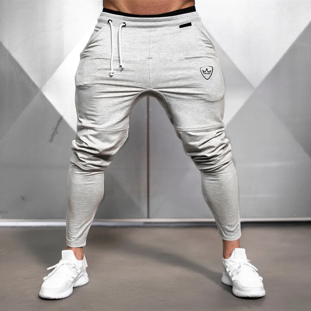 Sport Jogging Trousers Men Casual Gym Sweatpants Joggers Cotton Trackpants Spring Autumn Sportswear