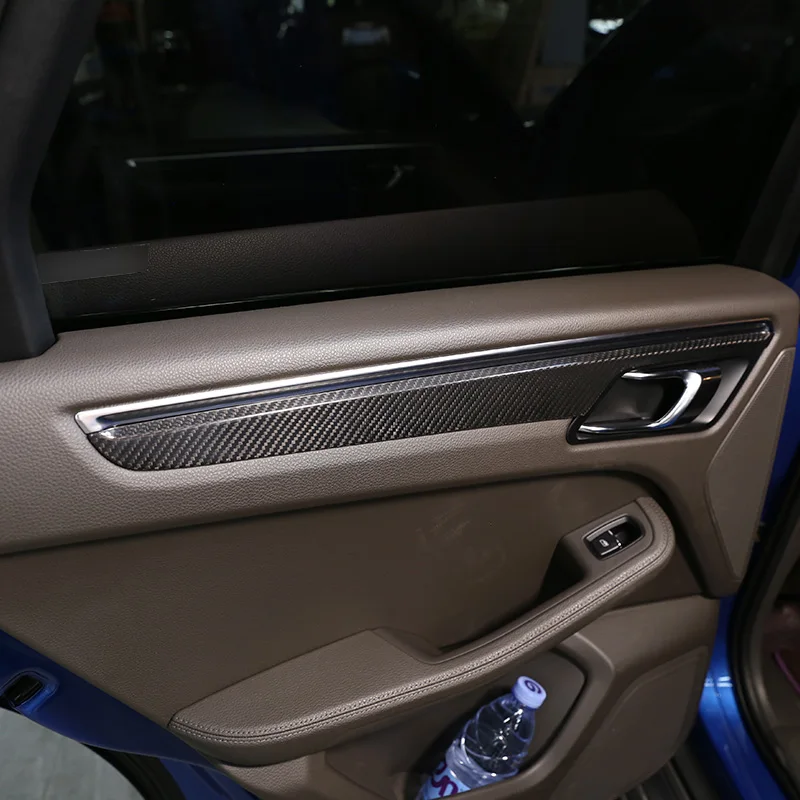 Real Carbon Fiber Interior Door Handle Bowl Frame – For Porsche Macan 2014-2022