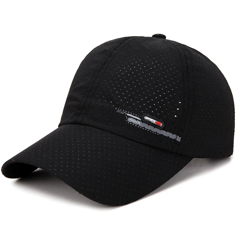 Quick Dry Cap-Black