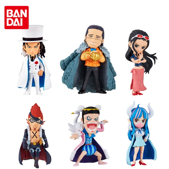 Bandai One Piece Babanuki Kaido Hawkins Speed X Drake Holdem King Queen  Jakku Pageone Beasts Pirates WCF Anime Model Toys 7-13CM